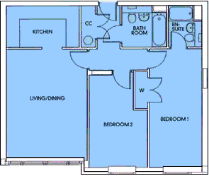 Apartment floorplan